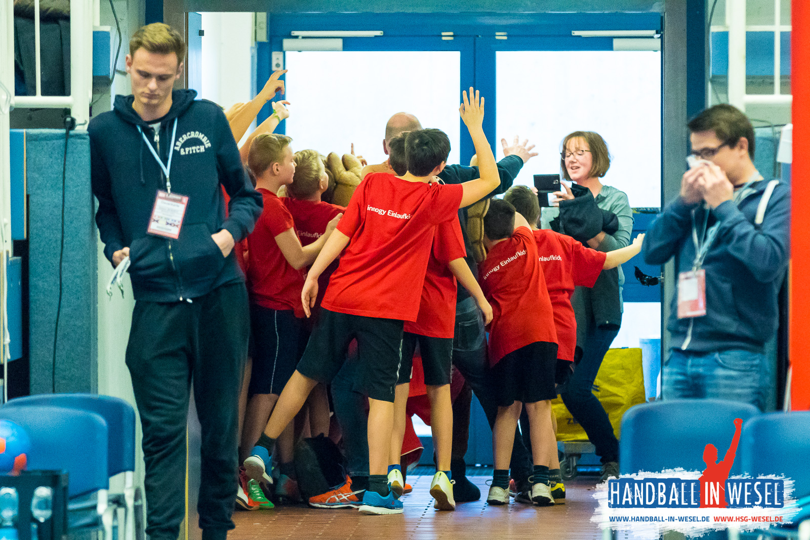 HSG Wesel E-Jugend / Einlaufkids TUSEM Essen 2017